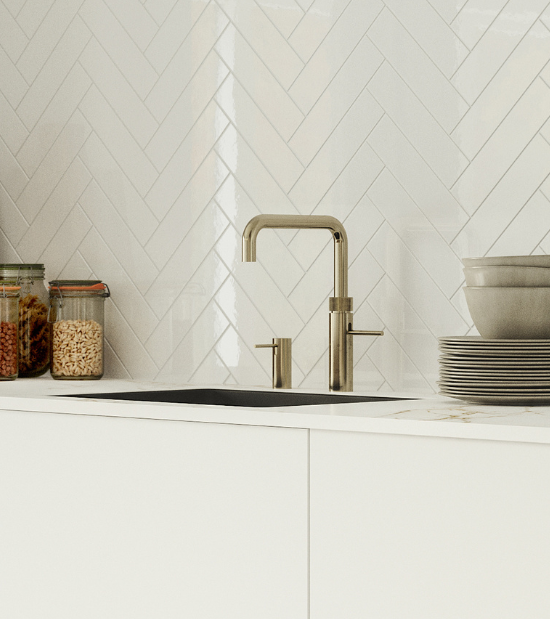 Quooker Fusion Square i messing 